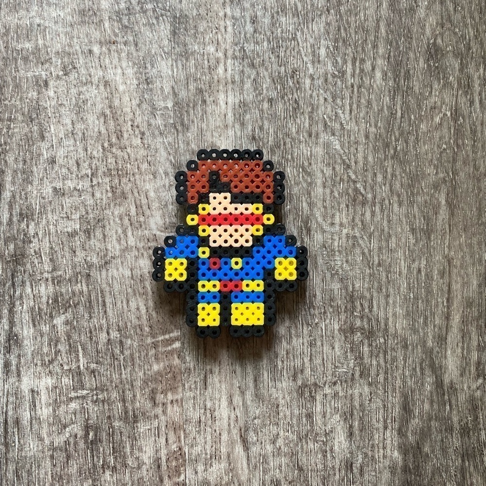 Xmen Cyclops magnet handmade perler beads